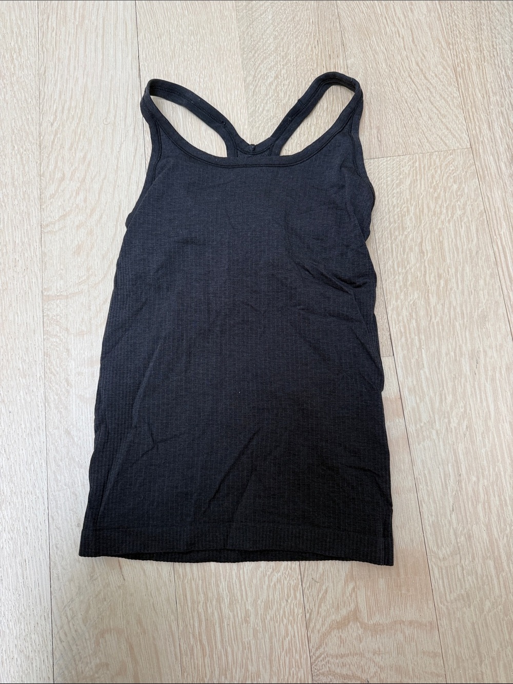 Lululemon Black Racerback Tank Top - Women's Basic Ribbed Tank